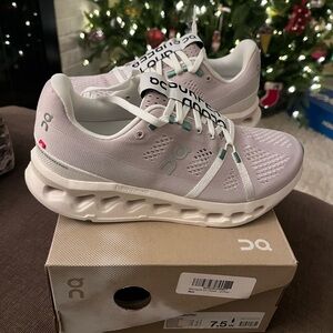 On Running Women's White and Gray Sneakers